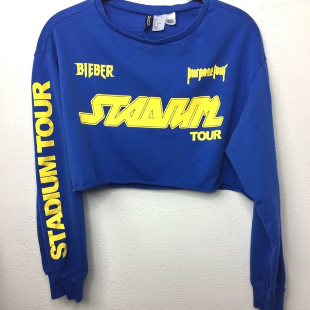 NWOT Justin Bieber x H &M Stadium Merch